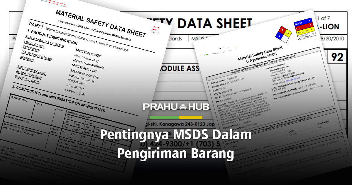 PENTINGNYA MSDS DALAM PENGIRIMAN BARANG