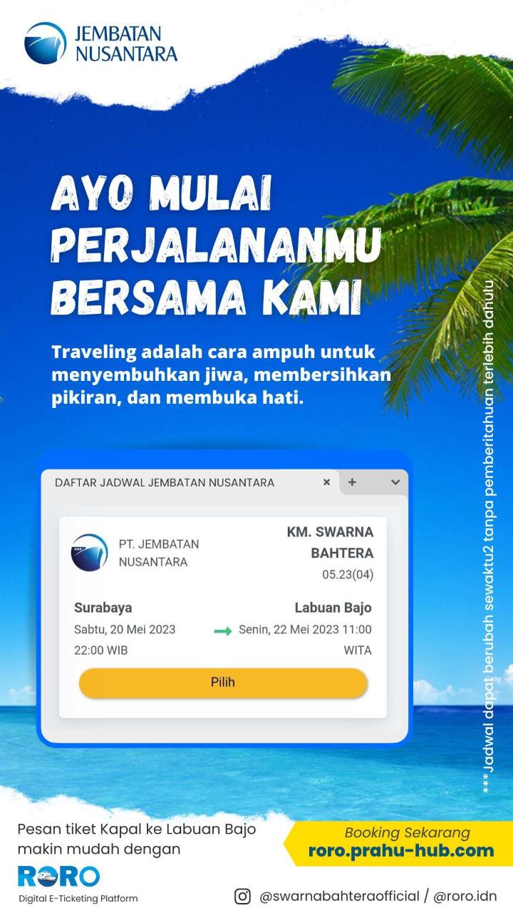 Jadwal Kapal Jembatan Nusantara