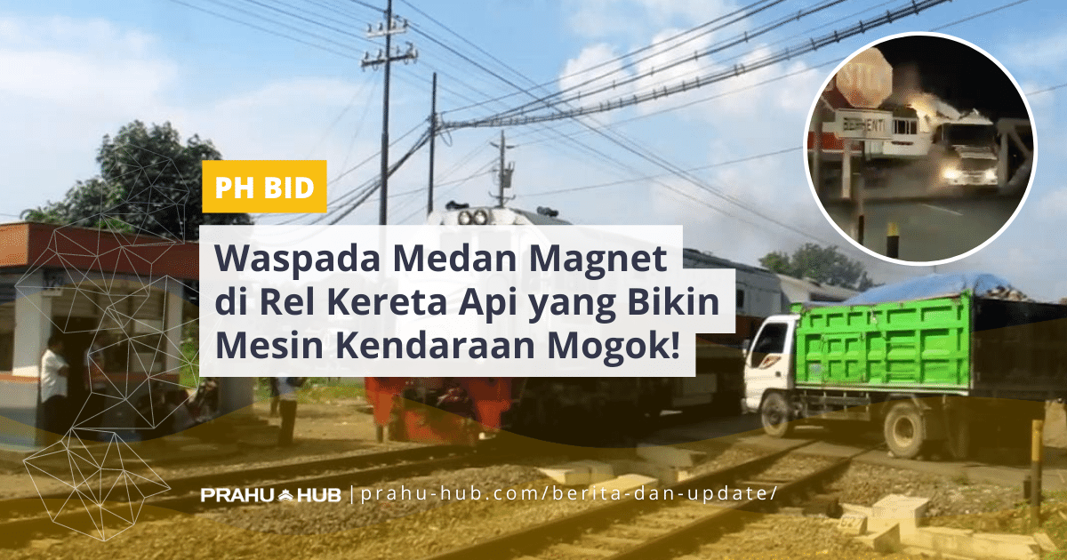 Waspada Medan Magnet di Rel Kereta Api yang Bikin Mesin Kendaraan Mogok!