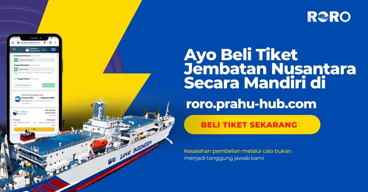 pesan tiket kapal jembatan nusantara